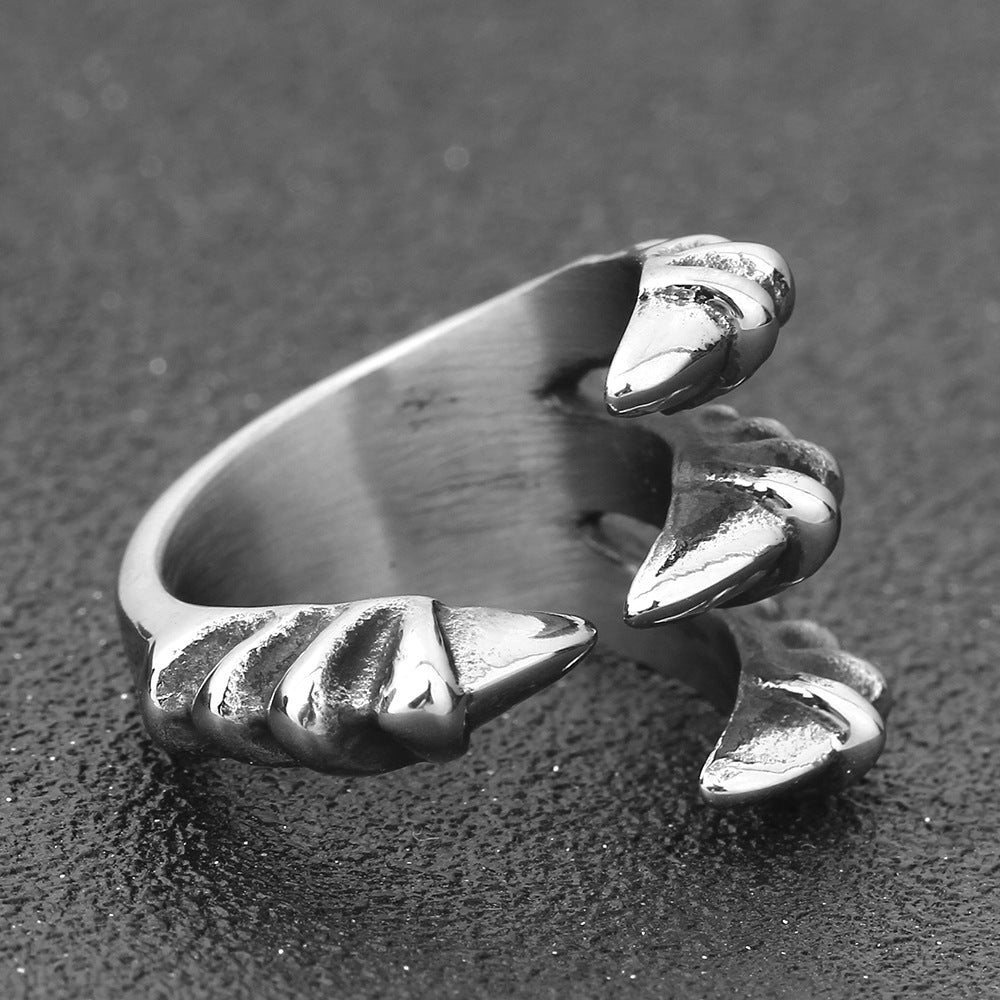 Herren Ring mit kunstvollem Krallen-Design Shop Nory
