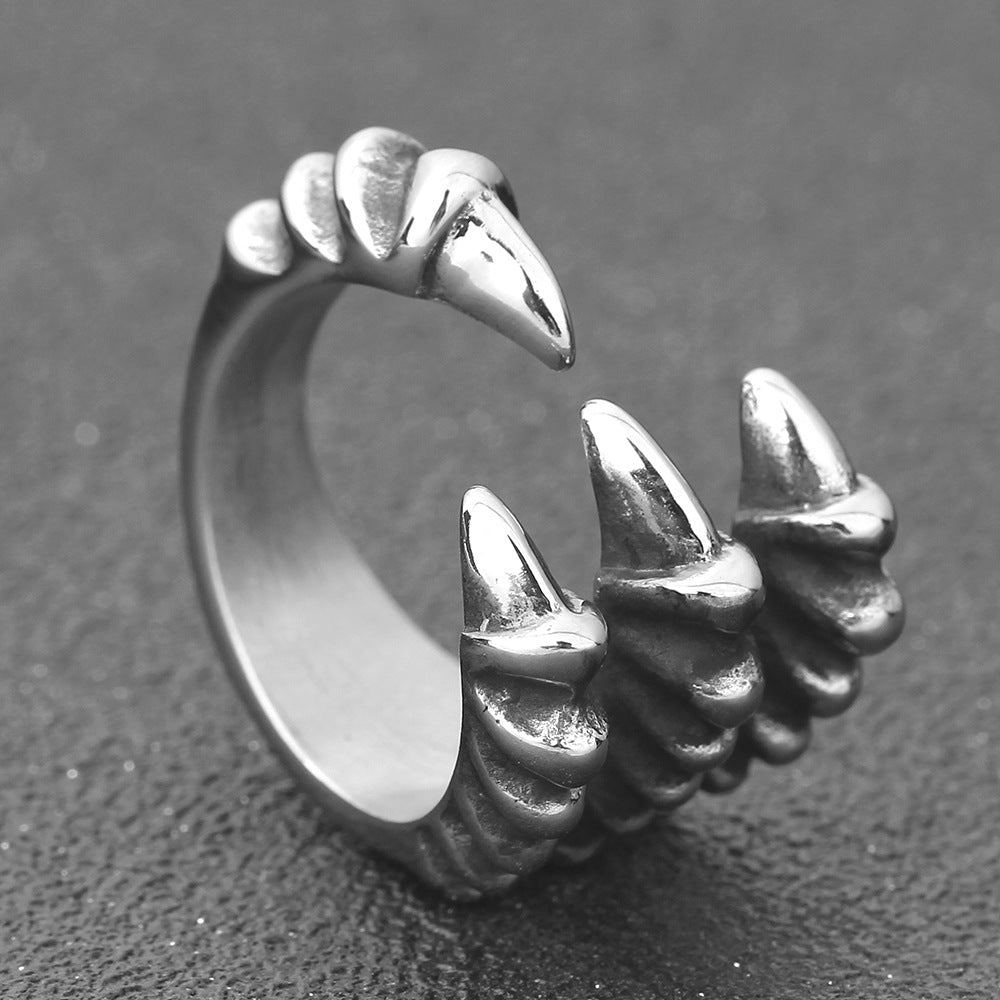 Herren Ring mit kunstvollem Krallen-Design Shop Nory