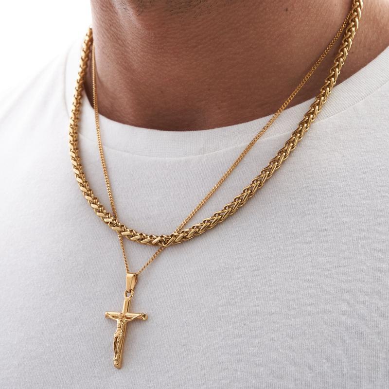 Unisex Kreuz Halskette "Cross" in Edelstahl | Shop Nory