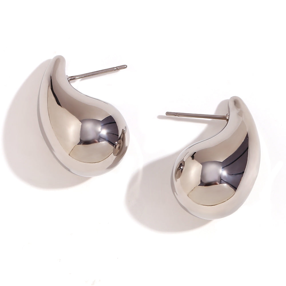 Ohrringe "Drop" in Edelstahl - 18k vergoldet | Shop Nory