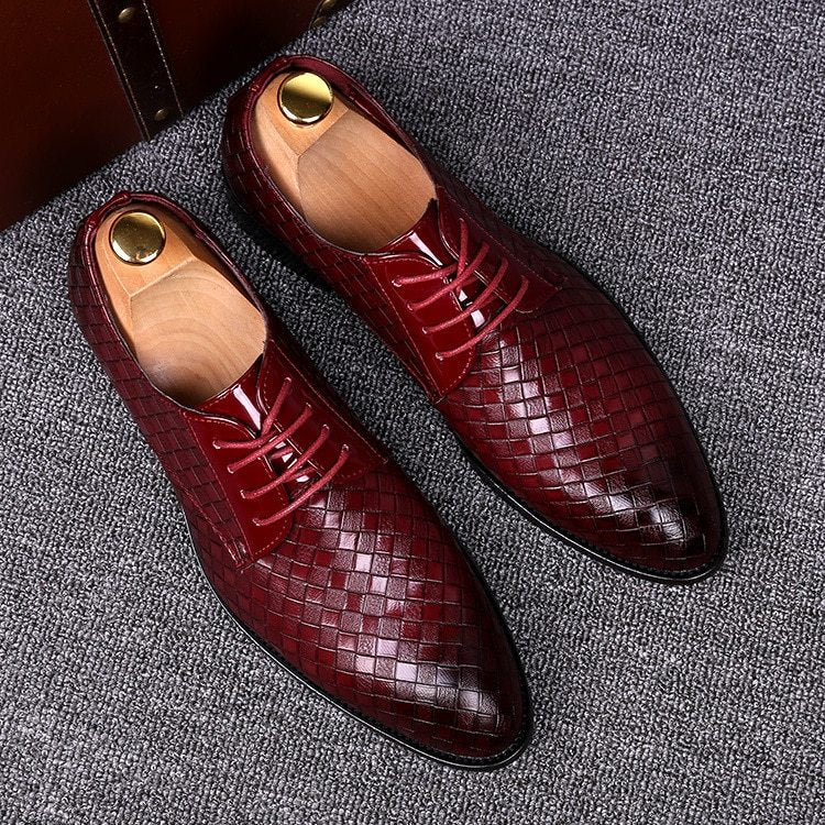 Elegante Leder Herren Schnürschuhe