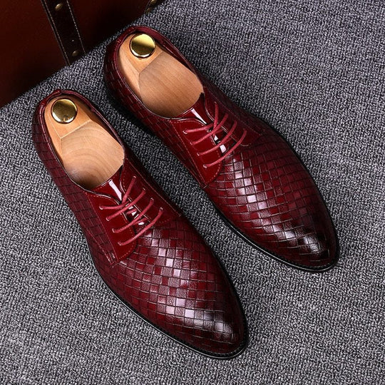 Elegante Leder Herren Schnürschuhe