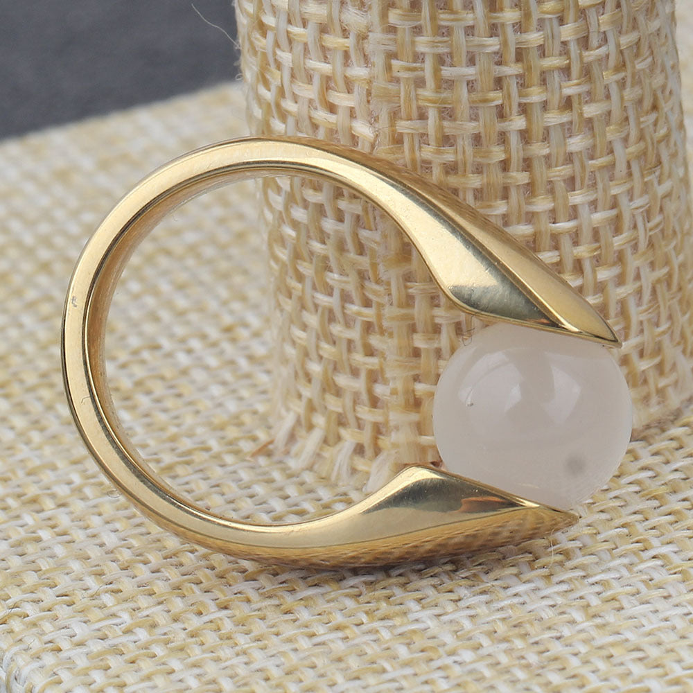 Damen Ring mit integriertem Perlen-Element Shop Nory