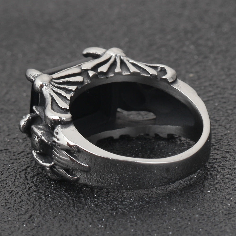 Herren Siegelring mit kunstvollem Gothic-Design Shop Nory