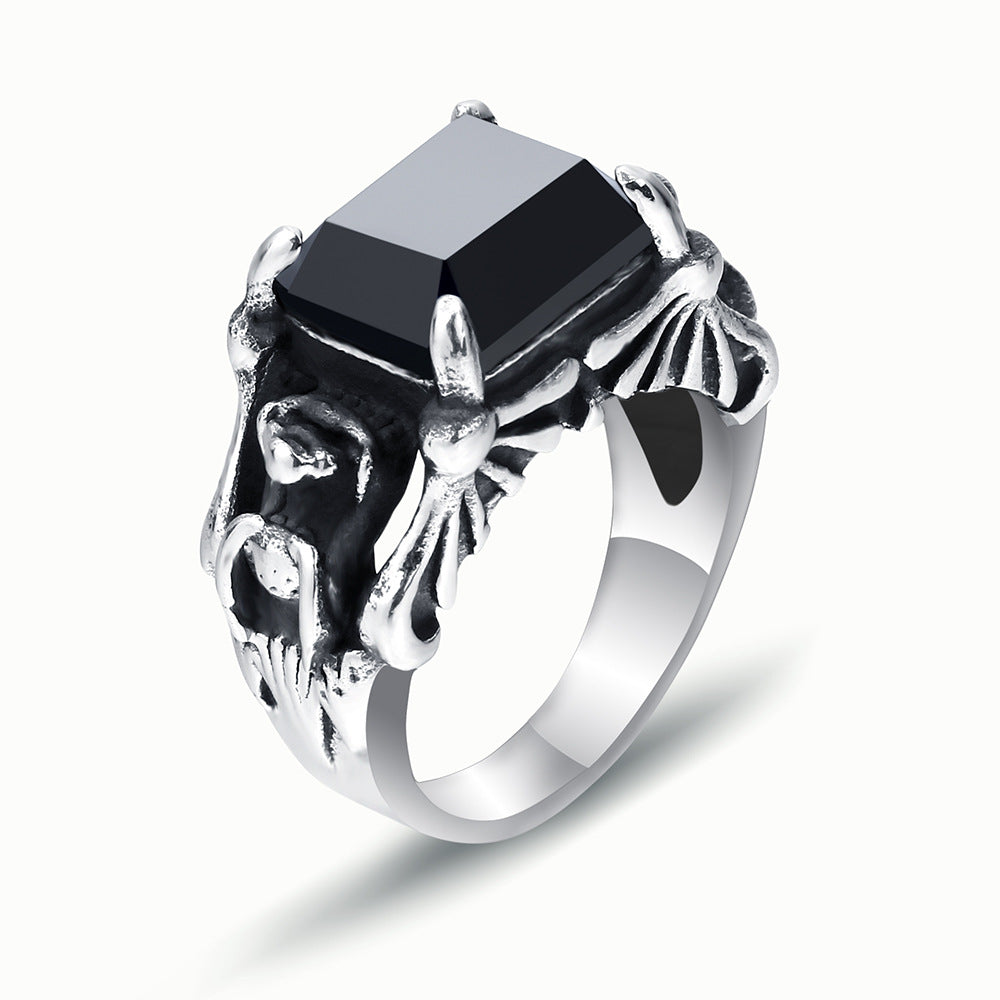 Herren Siegelring mit kunstvollem Gothic-Design Shop Nory