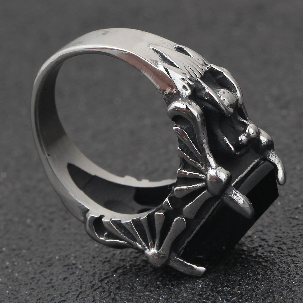 Herren Siegelring mit kunstvollem Gothic-Design Shop Nory