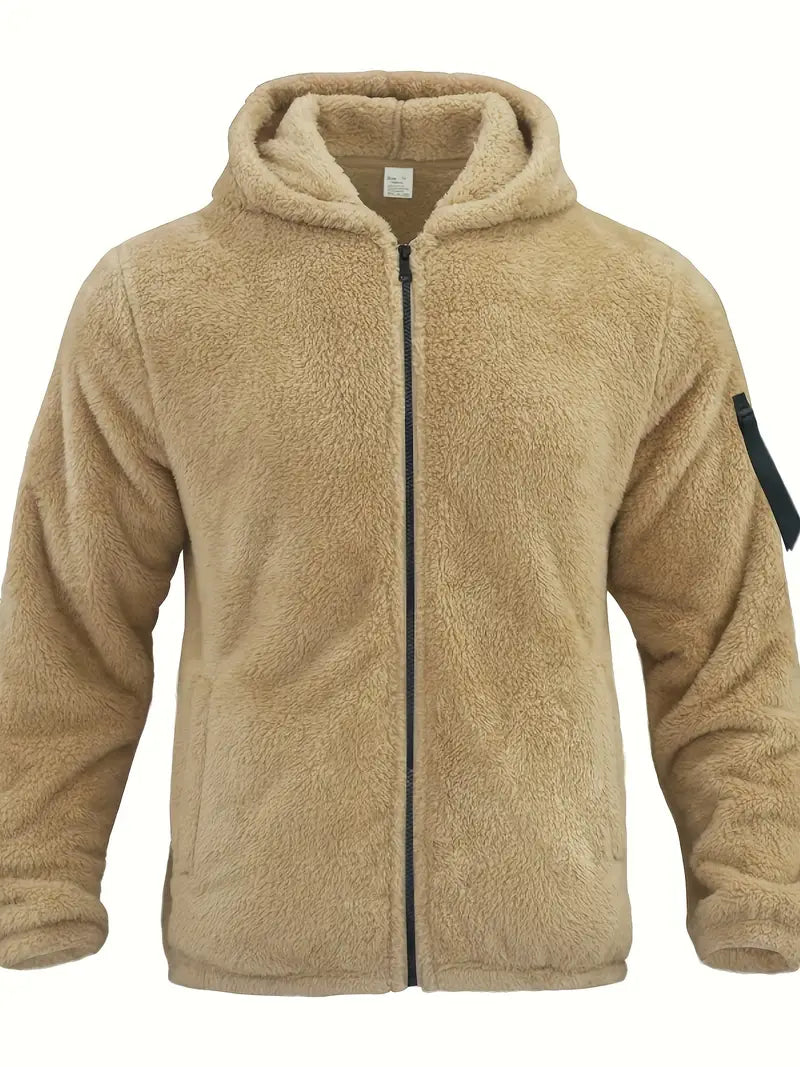 Teddyjacke mit Reißverschluss für Männer