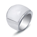 Damen Edelstahlring mit schlichtem, modernem Design Shop Nory