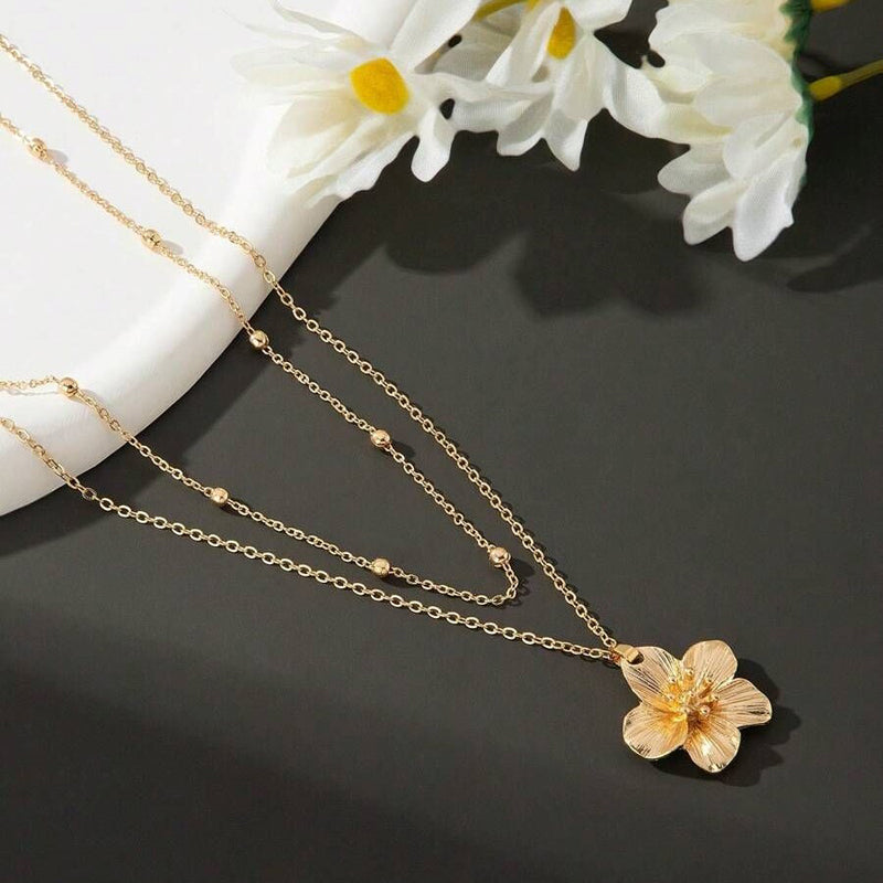 Halskette Mit Blumenanhänger | Shop Nory