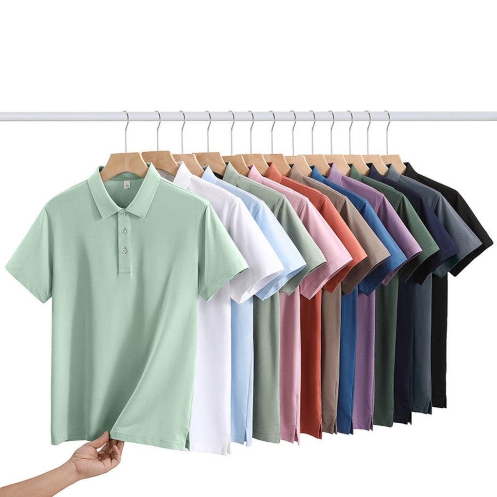 Poloshirt aus Maulbeerseide
