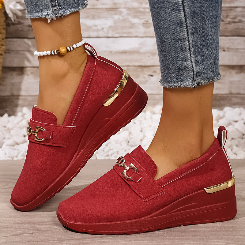 Stylische Orthopädische Sneakers mit Keilabsatz