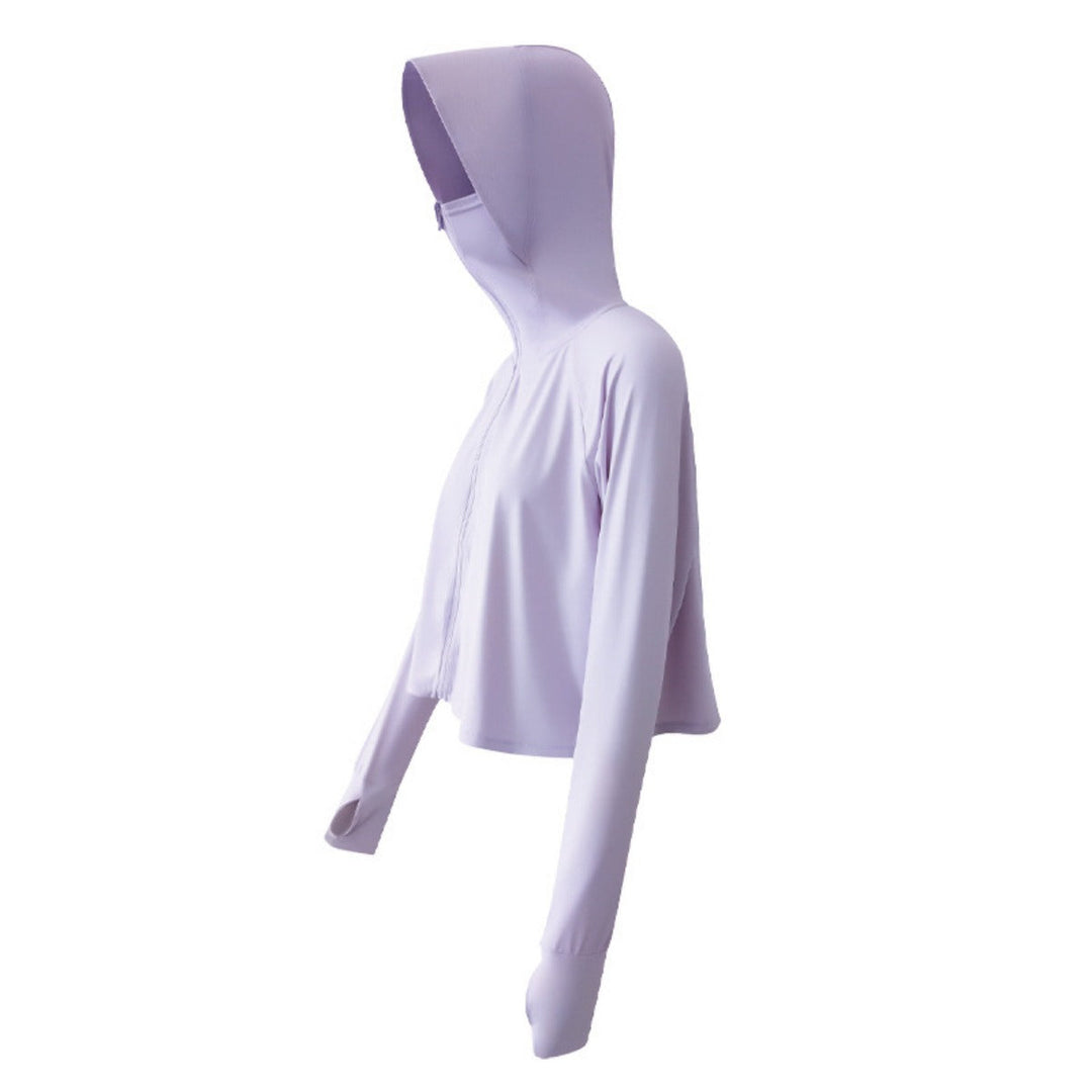 Sonnenschutzkleidung mit Kapuze