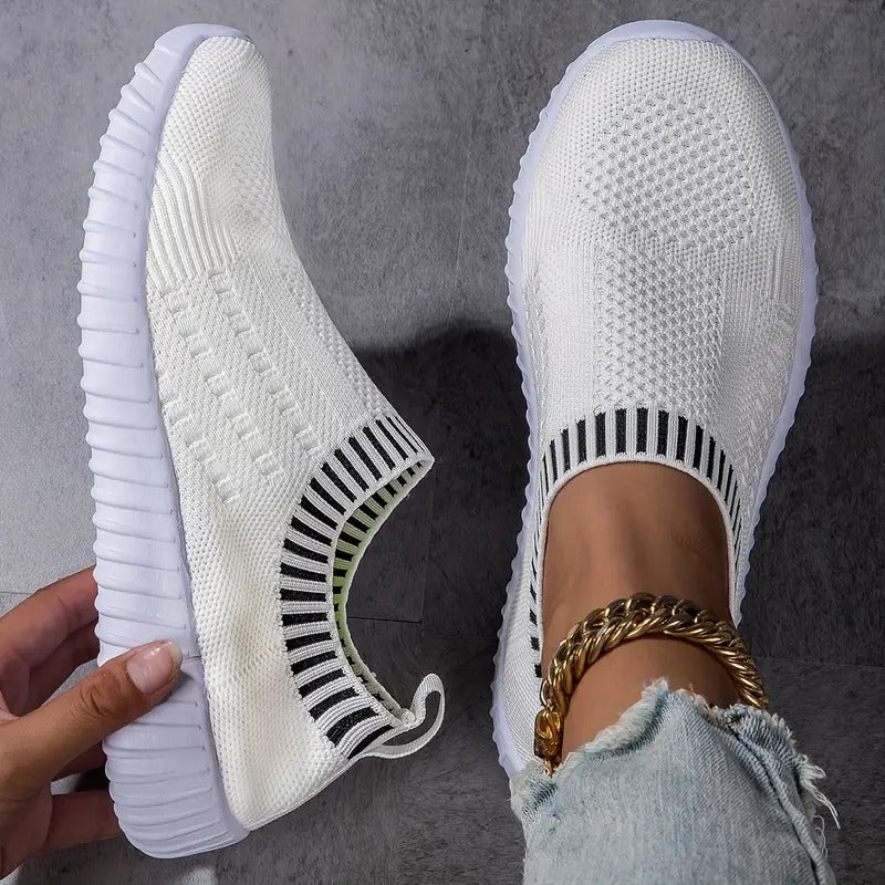 Atmungsaktive Damen-Sneaker mit verstärktem Fußbett