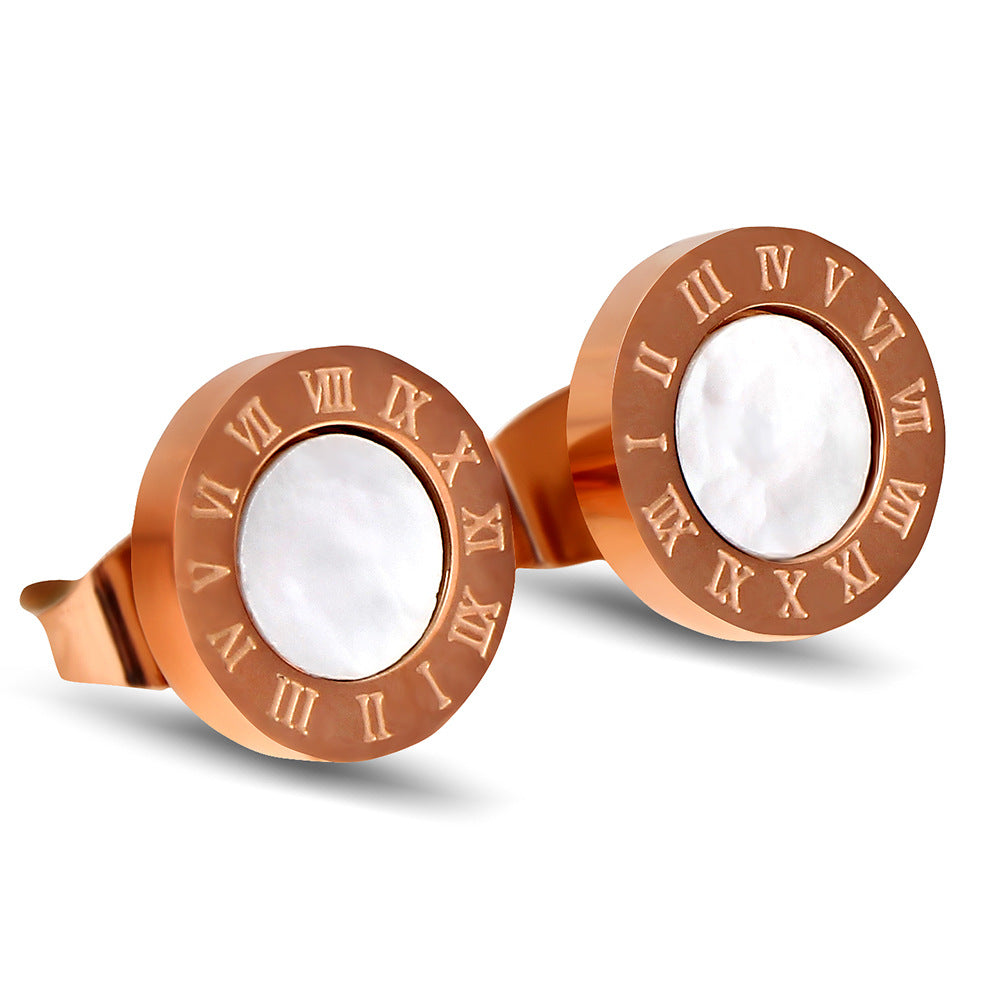 Herren Edelstahl-Ohrstecker mit kunstvollem Design und schwarzem Onyx Shop Nory