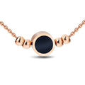 Damen Halskette mit modernem, geometrischem Anhänger und feinen, glänzenden Akzenten Shop Nory