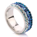 Damen Ring mit strahlendem Kristallbesatz Shop Nory