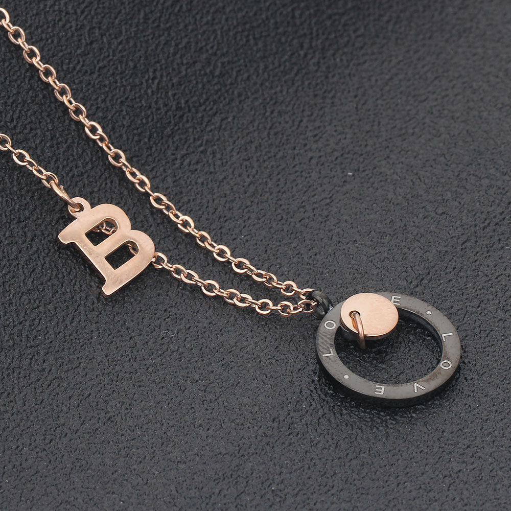 Damen Halskette mit einzigartigem LOVE-Anhänger und feinem Kettendesign Shop Nory