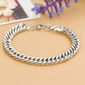 Damen Edelstahl Armband mit modernem Kettenmuster Shop Nory