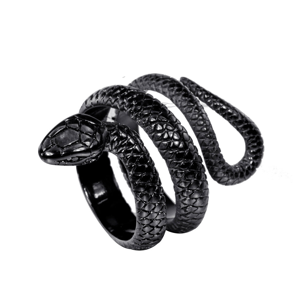 Herren Ring "Snake" in Titaniumstahl | Shop Nory