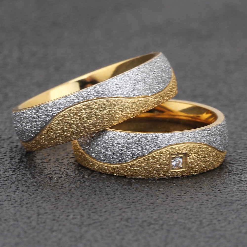 Damen Ring mit geschwungenem Design und funkelndem Zirkonia Shop Nory
