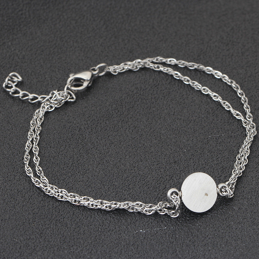 Damen Armband mit funkelndem Zirkonia und hochwertiger Edelstahlkette Shop Nory