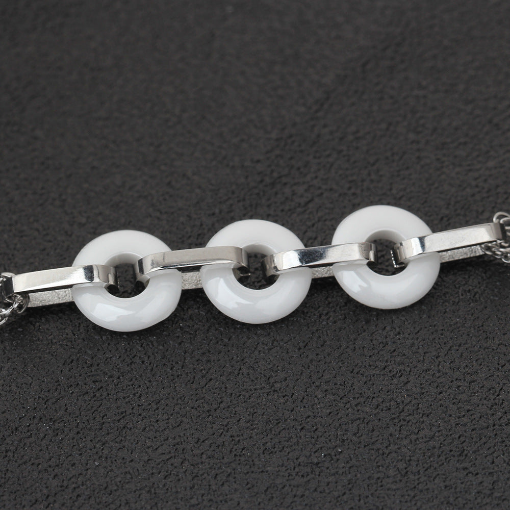 Damen Edelstahl-Armband mit modernem, schickem Design Shop Nory