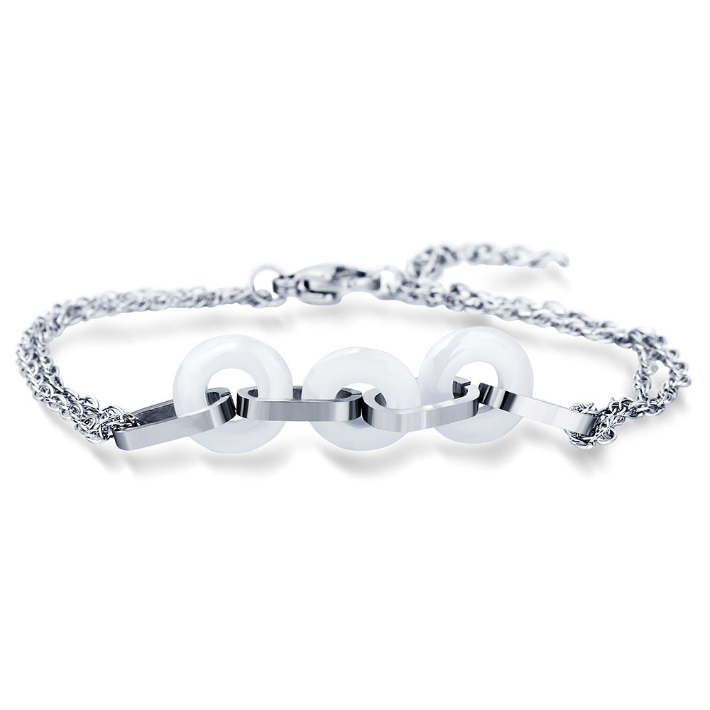 Damen Edelstahl-Armband mit modernem, schickem Design Shop Nory