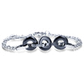 Damen Edelstahl-Armband mit modernem, schickem Design Shop Nory