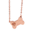 Damen Halskette mit herzförmigem Hundemotiv und personalisierbarem Anhänger Shop Nory
