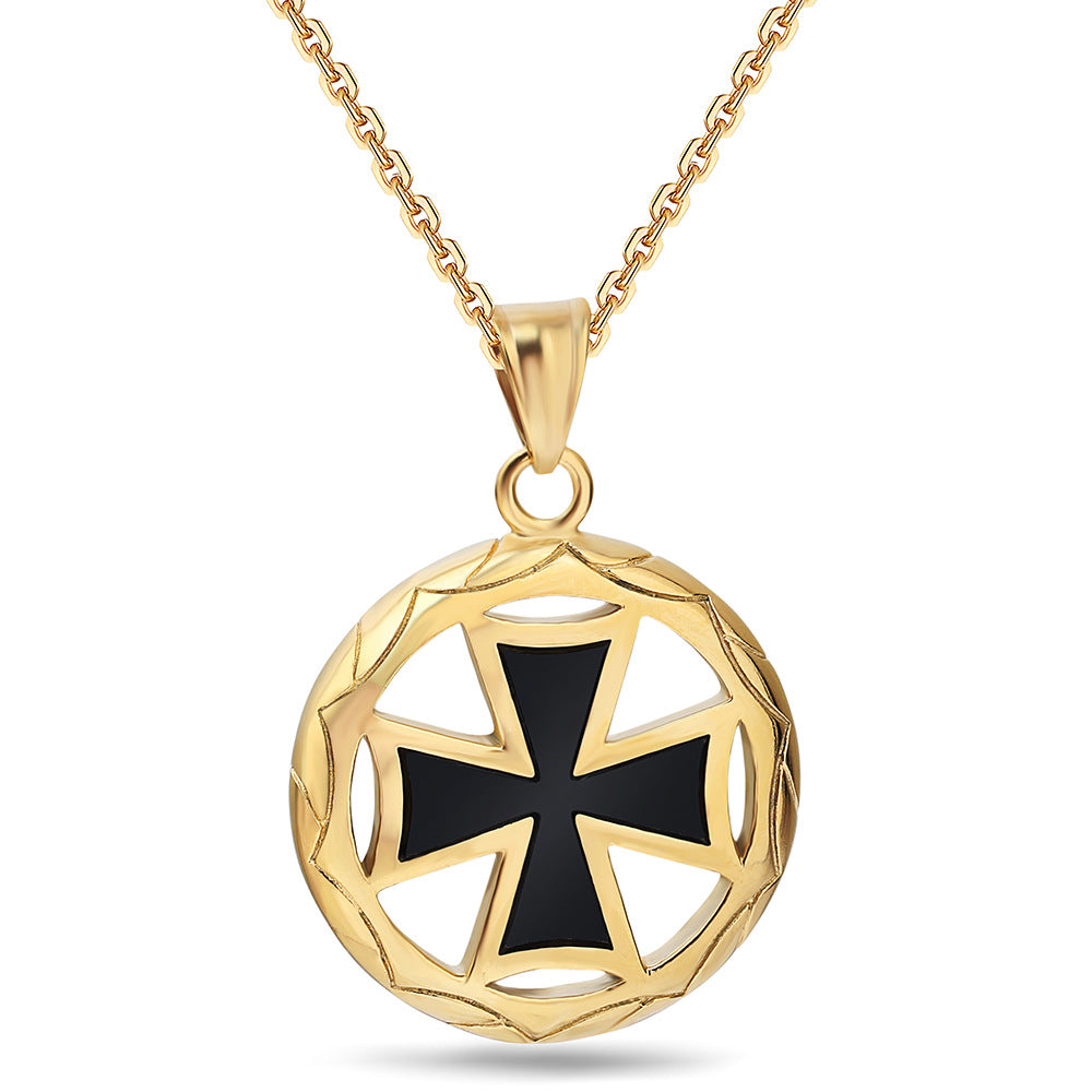 Damen Anhänger mit asymmetrischem Kreuzdesign und hochwertiger Edelstahlkette Shop Nory