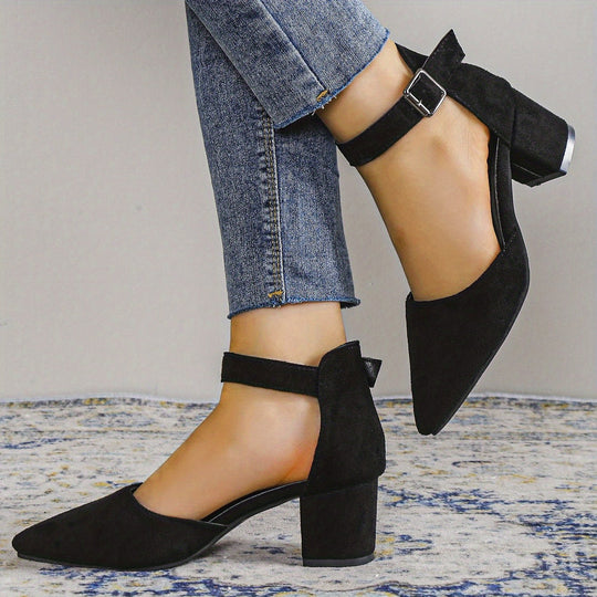 Damen Sandalen mit Blockabsatz Schnürung, mit Knöchelriemen, Elegant