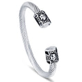 Damen Armreif mit kunstvollem Totenkopf-Design Shop Nory