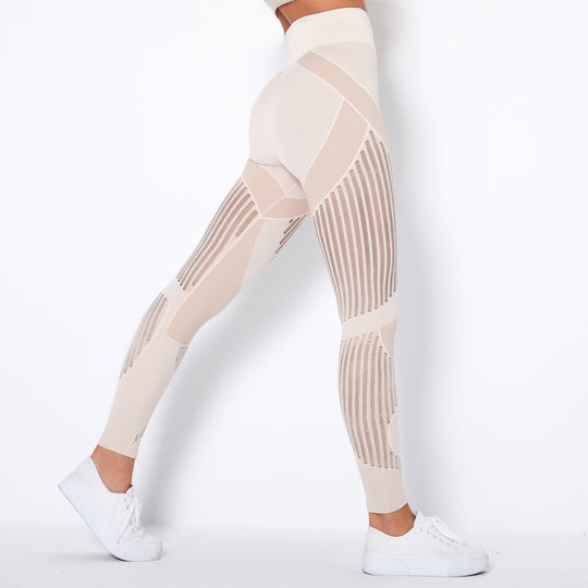 High-Waist-Yogahose mit Po-Lifting-Effekt