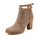 Damen Elegante Ankle-Boots mit modischem Riemen und Komfort-Sohle