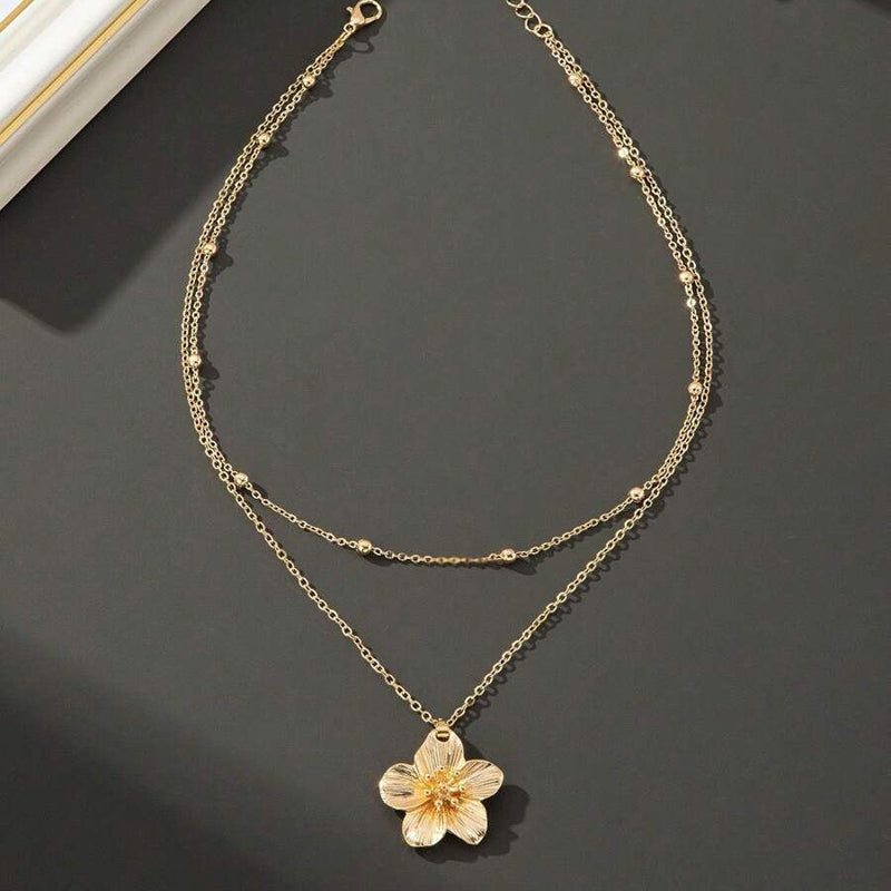 Halskette Mit Blumenanhänger | Shop Nory