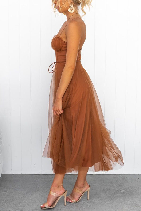 Modernes prinses chiffon Kleid
