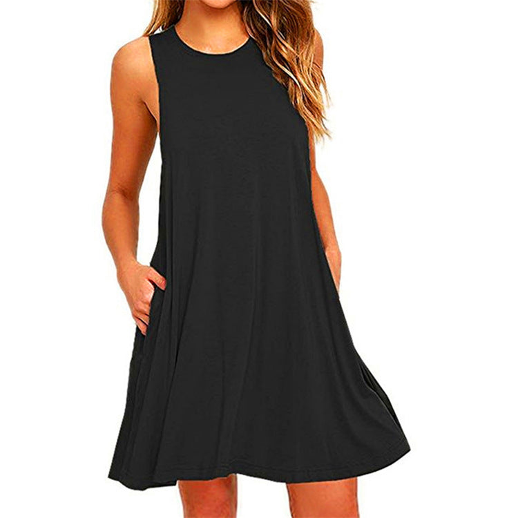 Damen Elegantes Minikleid mit Hochkragen und tailliertem Schnitt