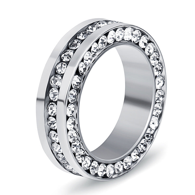 Damen Ring mit funkelndem Zirkonia-Akzent und hochwertigem Goldfinish Shop Nory