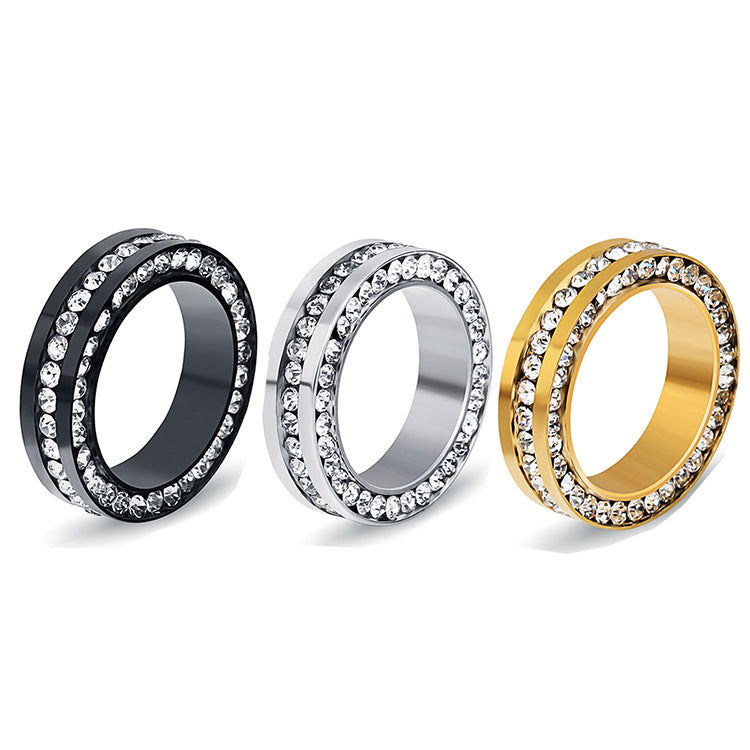 Damen Ring mit funkelndem Zirkonia-Akzent und hochwertigem Goldfinish Shop Nory
