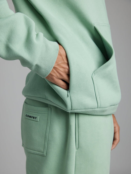 Bequemer Reise-Hoodie mit Flugmodus-Grafik