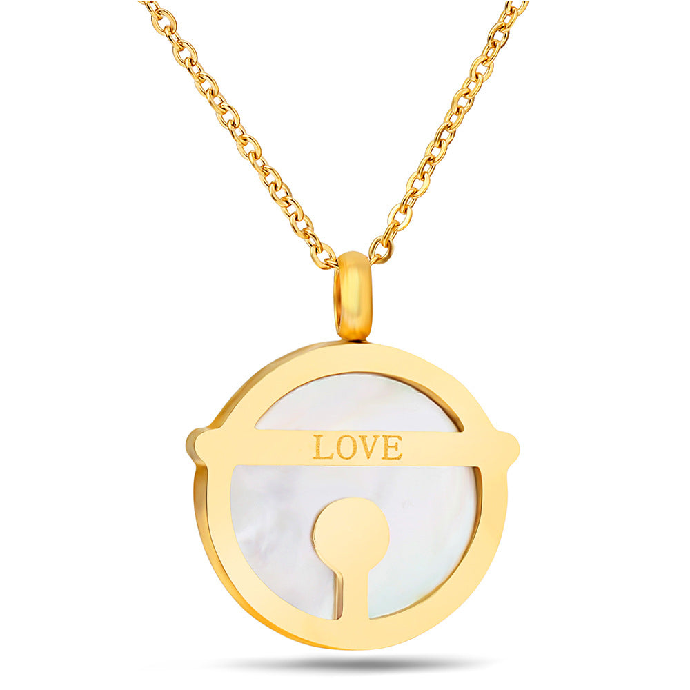 Damen Halskette mit elegantem LOVE-Anhänger aus hochwertigem Edelstahl Shop Nory