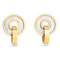 Damen Ohrhänger mit modernem, geometrischem Design und elegantem Perlmuttbesatz Shop Nory