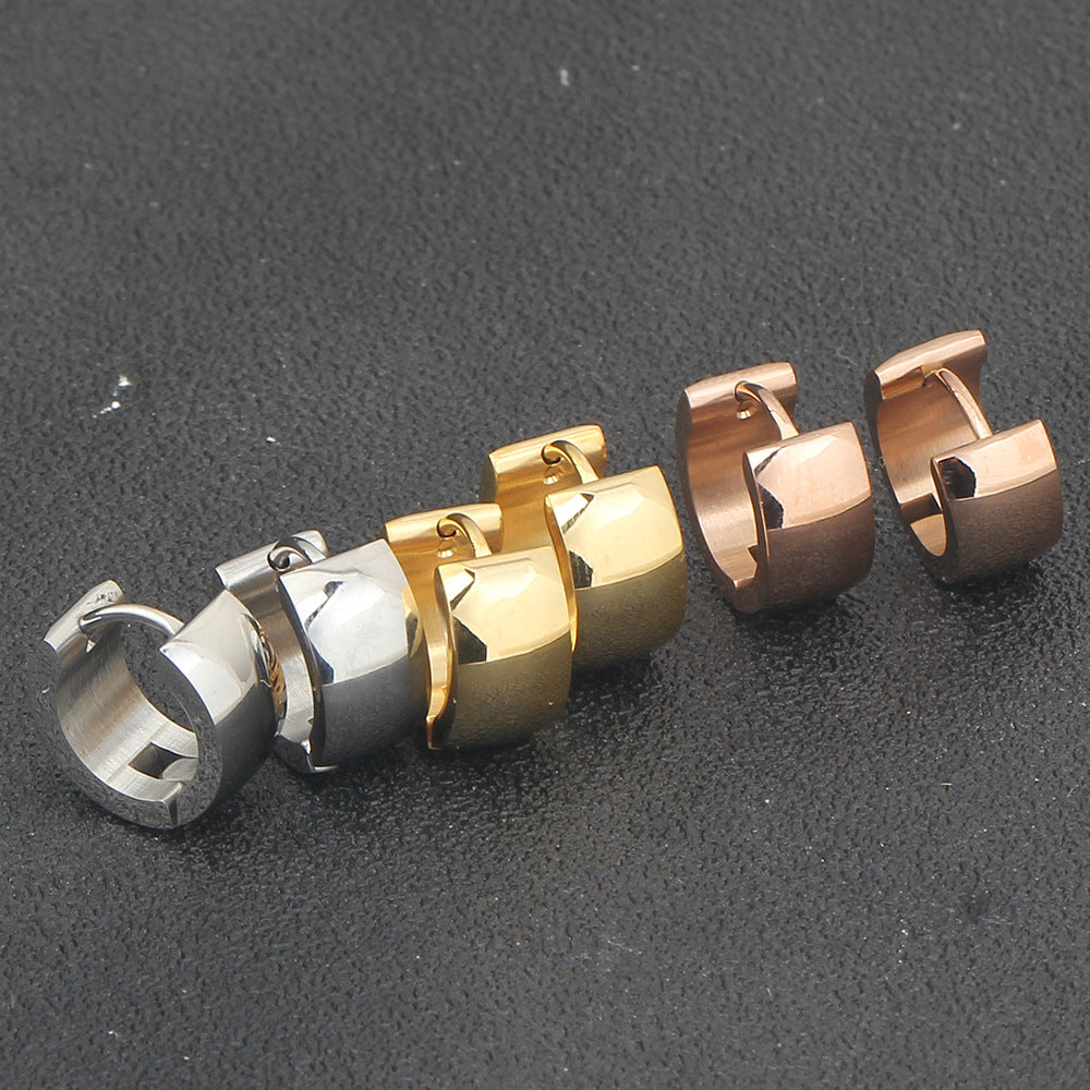 Damen Creolen mit elegantem, geschwungenem Design Shop Nory