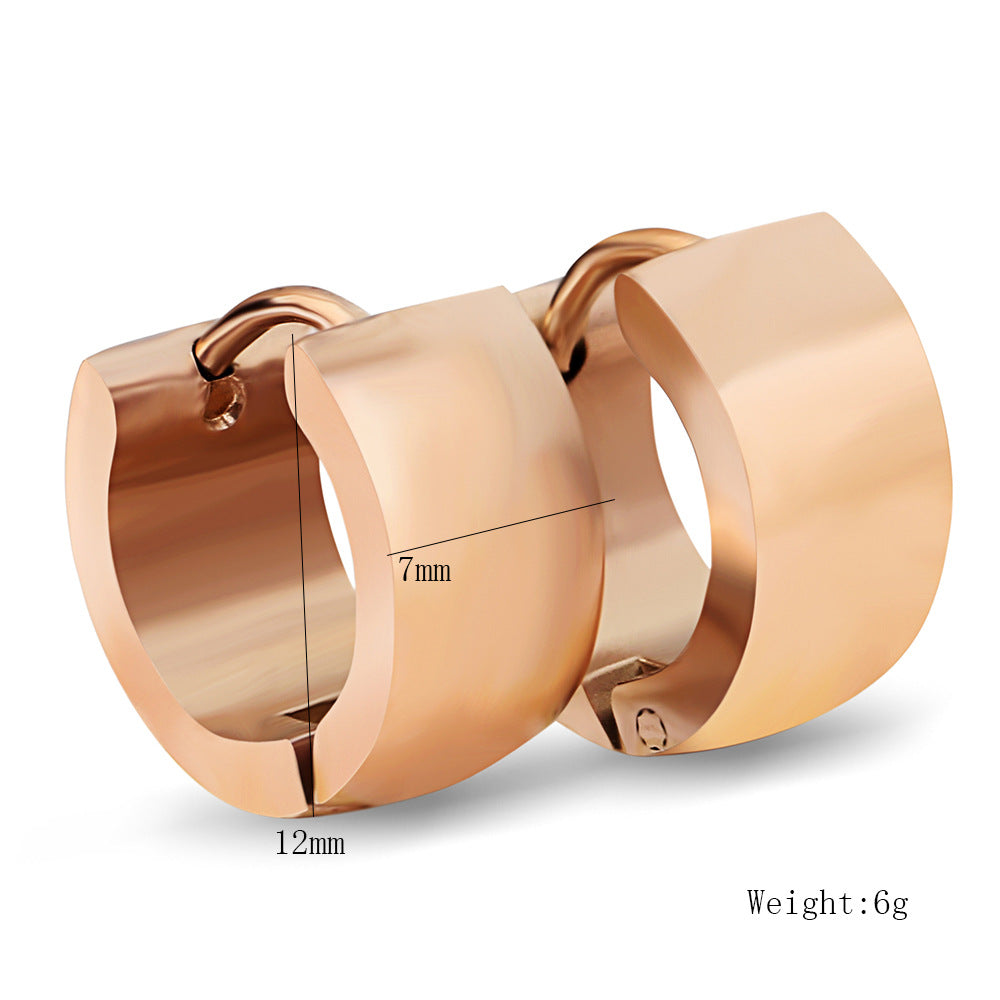 Damen Creolen mit elegantem, geschwungenem Design Shop Nory