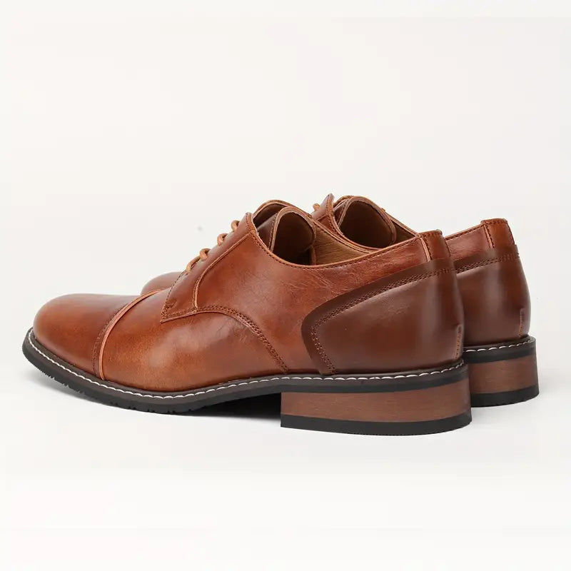 solide vintage-derby-schuhe für herren