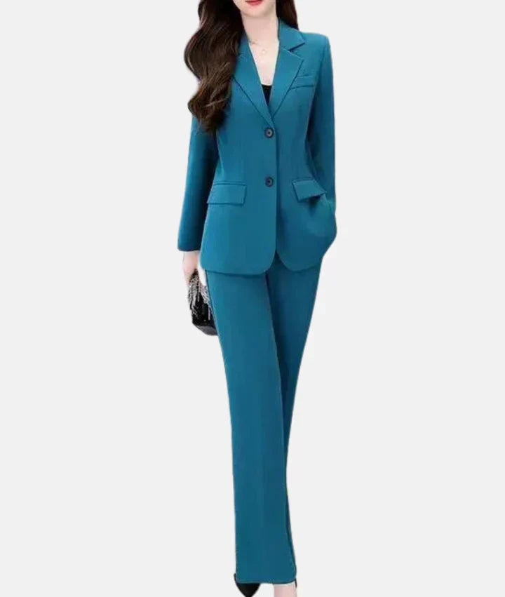 Hosenanzug mit Tailliertem Blazer