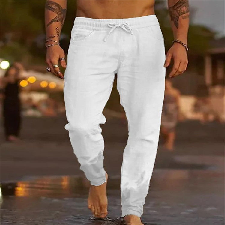Lässige Leinenhose für Herren
