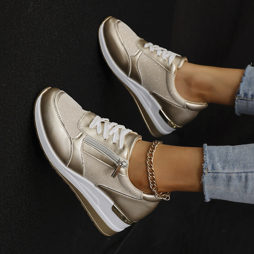 Orthopädische Schuhe mit seitlichem Reißverschluss
