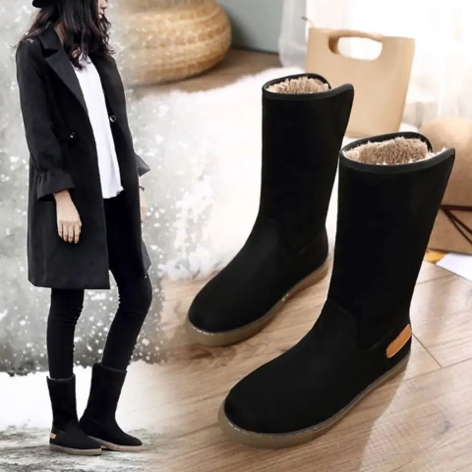 Eliza wasserdichte hohe Stiefel mit Pelzfutter