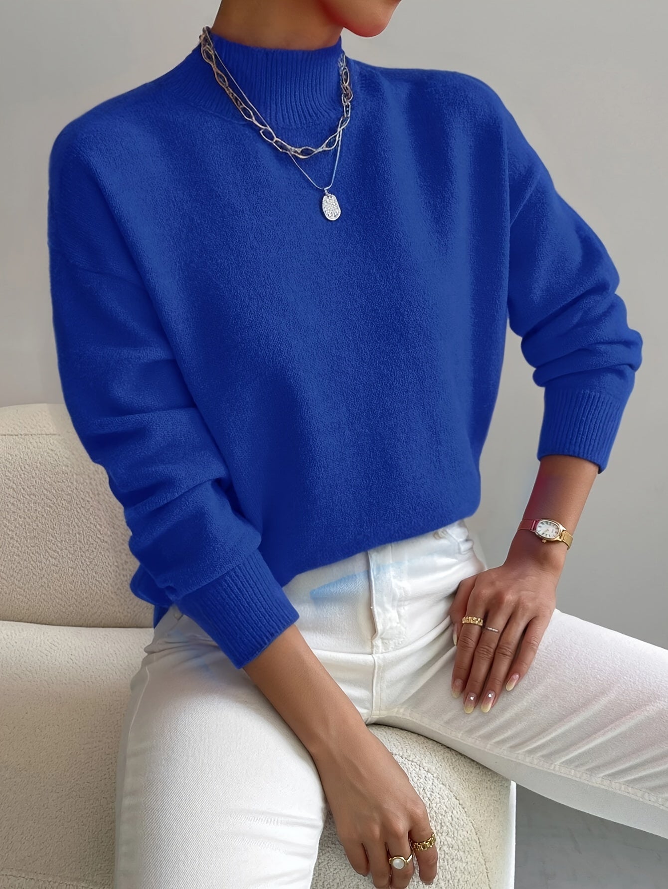 ShopNory | eleganter Rollkragenpullover